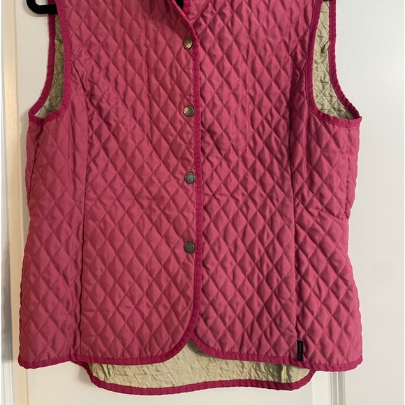 Barbour Pink Fulbourn Lightweight Short Gilet - Picture 2 of 15